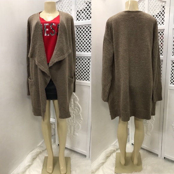 NASTY Gal Warmin' Up Drape Cardigan - Picture 3 of 4